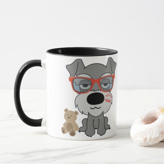 Mok Schnauzer Coffee (Met donut)