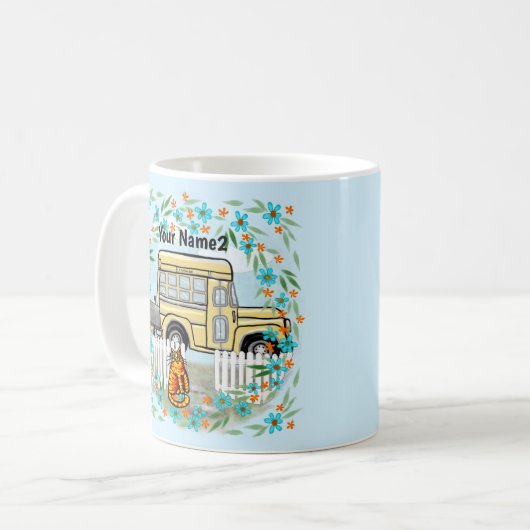 Mok schoolbusdag (Voorkant links)