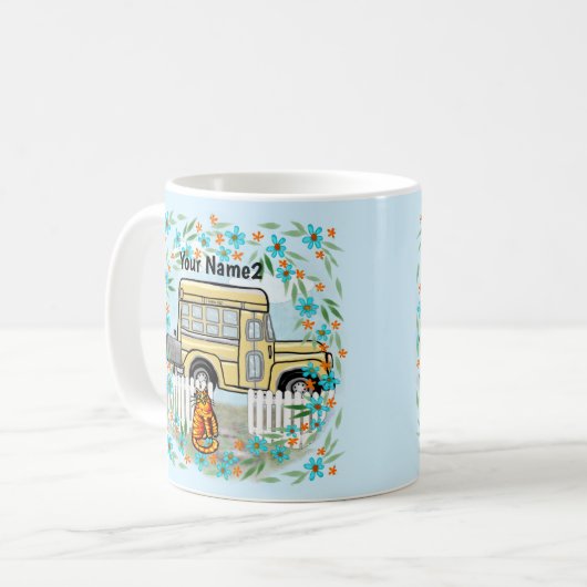 Mok schoolbusdag (Voorkant links)