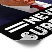 Mok schoot nooit Trump-stem 2024 in Poster (Hoek)