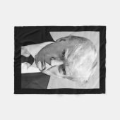 Mok schot - Donald Trump Mok schot Fleece Deken (Voorkant (Horizontaal))