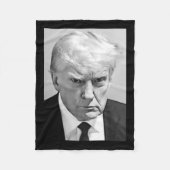 Mok schot - Donald Trump Mok schot Fleece Deken (Voorkant)