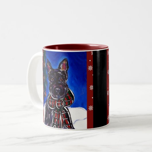 Mok Schotse Terrier (Voorkant links)