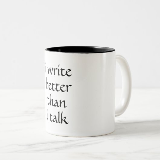 Mok schrijver (Voorkant rechts)