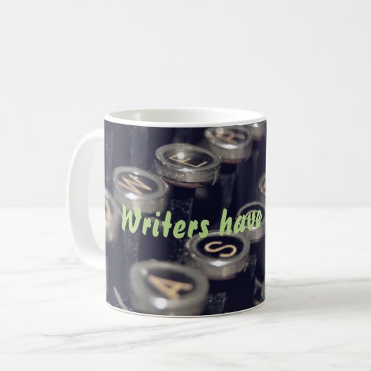 Mok schrijver (Voorkant links)