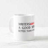 Mok schrijvers (Voorkant links)