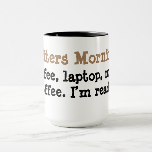 Mok - Schrijvers 's ochtends: Koffie, laptop, meer (Midden)