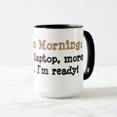 Mok - Schrijvers 's ochtends: Koffie, laptop, meer (Voorkant rechts)