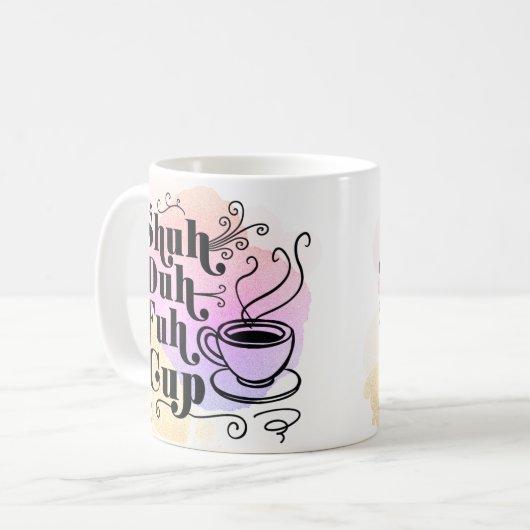 Mok Script Sassy Humor Coffee Lover (Voorkant links)