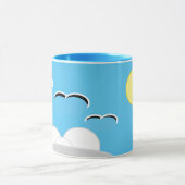 Mok - Seagulls over wolken (Midden)