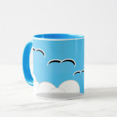 Mok - Seagulls over wolken (Voorkant links)