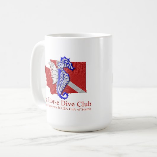 Mok SeaHorse Crest (Voorkant links)