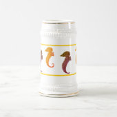 Mok - Seapaarden in bruin en Oranje (Center)