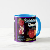 MOK ~  SEBASTOPOL KONINGAPPEL KRUISETIKET TOEPASSE (Voorkant rechts)