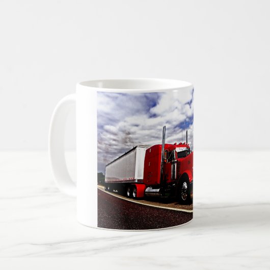 Mok Sensenig Red Peterbilt 379 (Voorkant links)