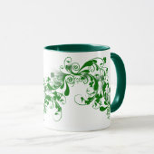 Mok Shamrocks en Florals (Voorkant rechts)