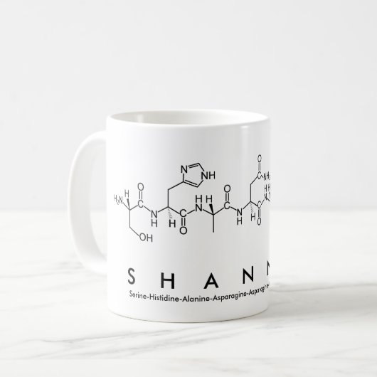 Mok Shannen peptide name (Voorkant links)