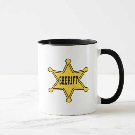 mok sheriff Badge Coffee (Rechts)