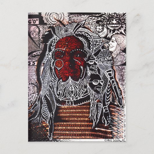 Mok shot  briefkaart (Voorkant)