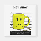 Mok Shot Koffie Mok Cup Cartoon Meme Magneet (Voorkant)