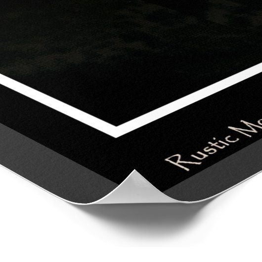 "MOK SHOT" Pug Poster (Hoek)