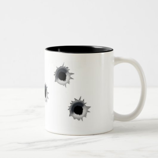 "Mok Shot" Tweekleurige Koffiemok (Rechts)