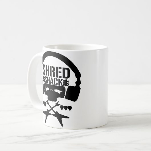 Mok Shred Shack "Bullet Club Parody" Logo (Voorkant links)