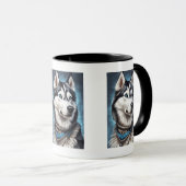 Mok Siberian Husky (Voorkant rechts)
