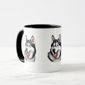 Mok Siberian Husky (Voorkant links)