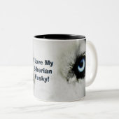 Mok Siberian Husky Coffee (Voorkant rechts)