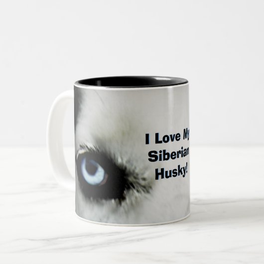 Mok Siberian Husky Coffee (Voorkant links)
