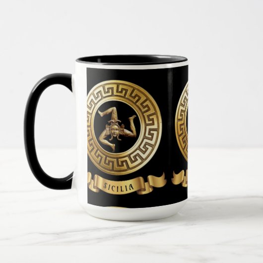 Mok Sicilia (met symbool Trinacria) (Links)