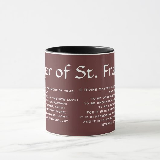 Mok Sint-Francis Coffee (Midden)