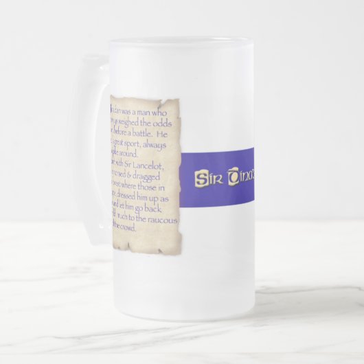 Mok Sir Dinadan (Voorkant links)