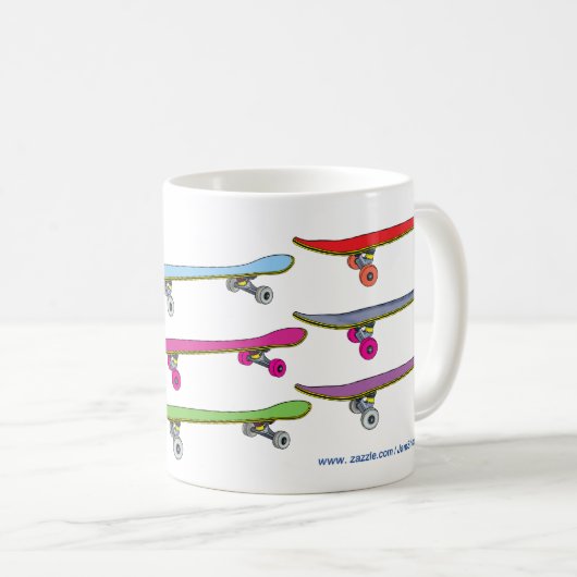 Mok skateboard (Voorkant rechts)