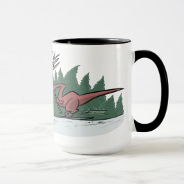 Mok Skiing Dinosaurs