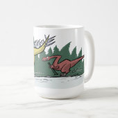 Mok Skiing Dinosaurs (Voorkant rechts)