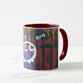 mok "Slaap" ruimtegraffiti (Voorkant rechts)