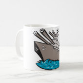 Mok slagschip (Voorkant links)