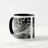 Mok slagschip Washington Ringer (Voorkant links)