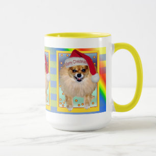 Mok   Slechte kerstkerst van de Kerstman in Pommer