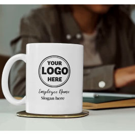 Mok Slogan Company Logo voor grote werknemers