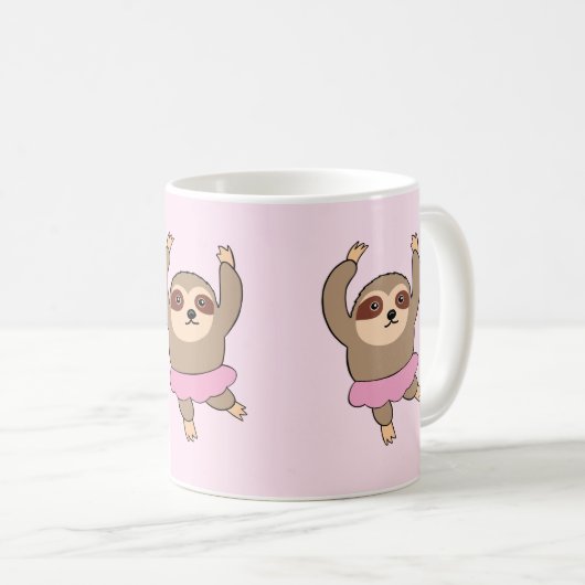 Mok Sloth Doing Ballet (Voorkant rechts)