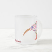 Mok: Smart Kiwi Matglas Koffiemok (Voorkant rechts)