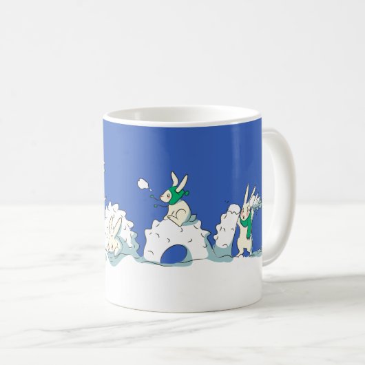 Mok Sneeuwdraak en Bunny Rabbits (Voorkant rechts)