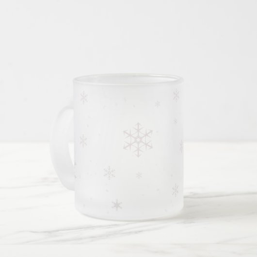 Mok sneeuwvlokken (Voorkant links)