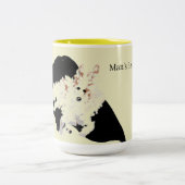 Mok: Snel volgen Tweekleurige Koffiemok (Center)