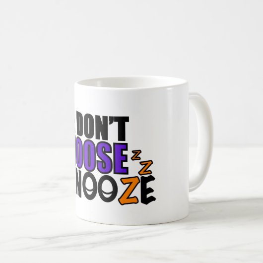 Mok Snooze Coffee (Voorkant rechts)