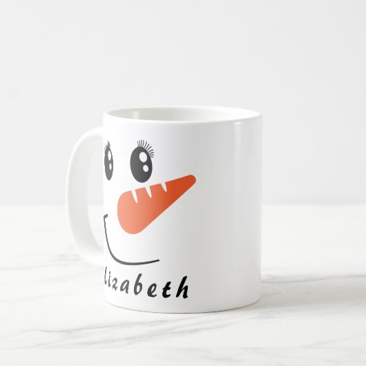 Mok Snowman Face (Voorkant links)