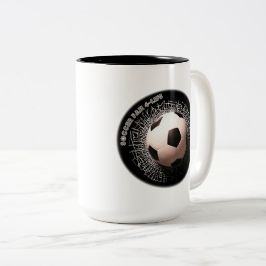 Mok Soccer Fan Voetbal Pattern (Voorkant rechts)